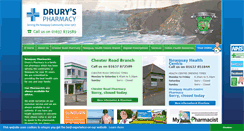 Desktop Screenshot of druryspharmacy.co.uk